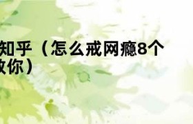 怎么才能简单的戒掉网瘾 怎么戒网瘾最有效的方法