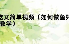 武昌鱼怎么做好吃又简单的视频 黑鱼怎么做好吃又简单家常的视频