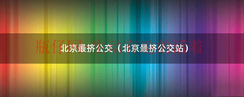 北京最挤公交（北京最挤公交站）