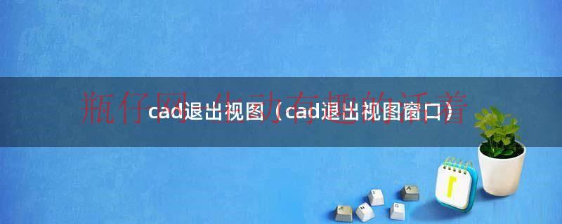 cad退出视图（cad退出视图窗口）