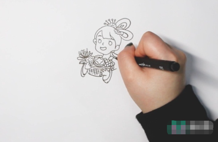 嫦娥的衣服怎么画（嫦娥简笔画）