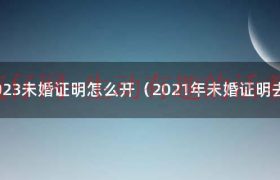 2021年怎样办理未婚证明（2020年未婚证明在哪里办理）缩略图