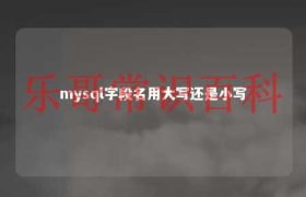 mysql字段名称能不能是中文 mysql把字段名全改为小写缩略图