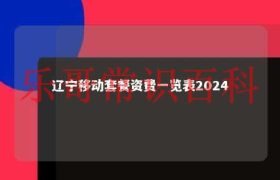 辽宁移动套餐资费一览表 辽宁移动最新套餐2021缩略图