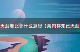 海内存知己是谁写的（海内存知己天涯若比邻什么意思）缩略图
