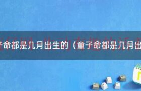 童子一般几月几日出生（童子命都是几月出生的（童子命都是几月出生的））缩略图