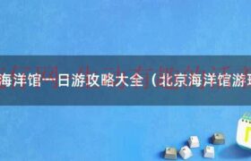 北京海洋馆表演时间（北京海洋馆一日游玩攻略）缩略图