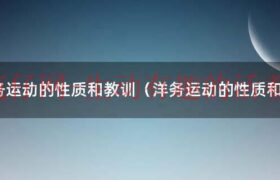 洋务运动特点及影响（洋务运动特点和历史意义失败原因）缩略图