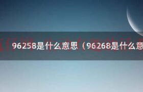 96226是什么意思（962496是啥意思）缩略图