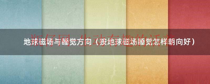 地球磁场跟人体睡觉方向的关系（地球磁场与睡觉方向朝哪个方向最好）