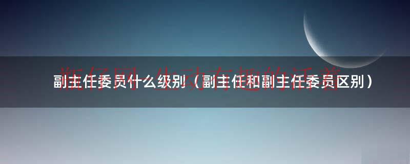 周宏 上海人大社会委副主任委员（副主任委员是正部级吗）