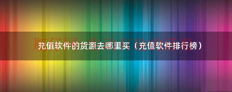 充值平台哪个好（购买充值软件）