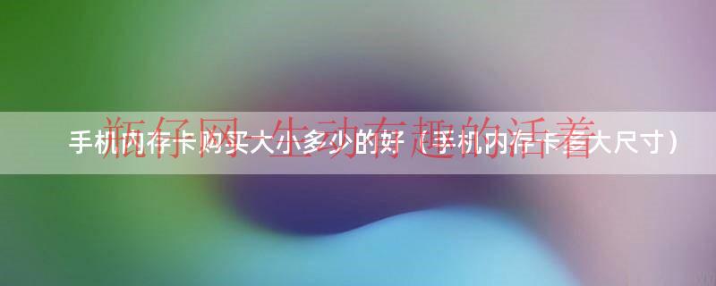 手机内存卡读不出来怎么办（手机内存卡有几种规格）