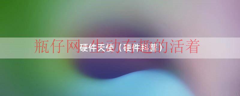 硬件 释义（硬件指的是什么意思）